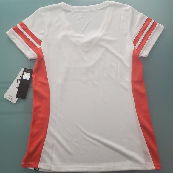NWT Miami Dolphins Officially Licensed Gem Stacked V-Neck for Ladies - Picture 8 of 13